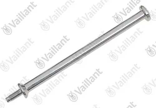 Lange Flachkopfschraube von Vaillant, metallisch, mit Gewinde und flachem Kopf, in gerader Form, zum Befestigen von Komponenten.